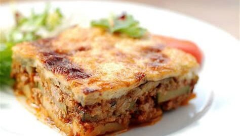Receita de moussaka tradicional