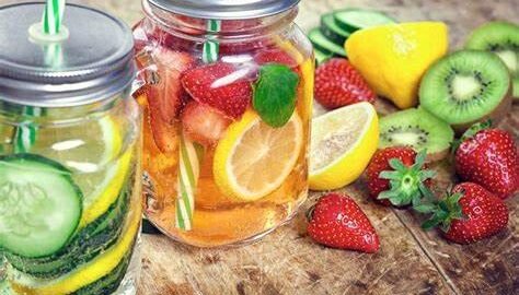 agua saborizada receita