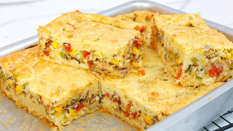 Bolo Salgado de Liquidificador com Frango – Fácil, Rápido 5 (22)