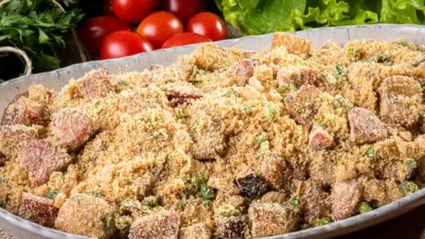 farofa de bacon com banana