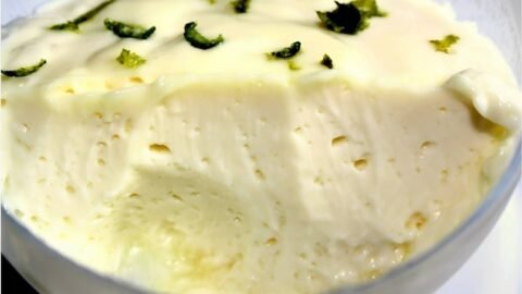 mousse de limão com gelatina