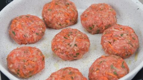 receita de almôndegas light com cenoura e batata