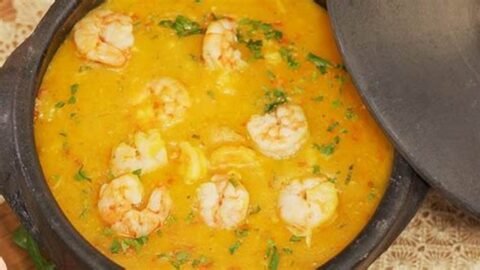 receita de bobó de camarão simples e fácil