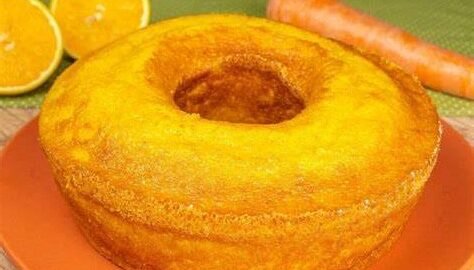 receita de bolo de cenoura com laranja