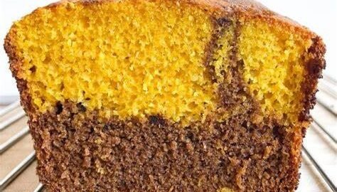Receita de Bolo de Cenoura Mesclada de Chocolate Perfeita