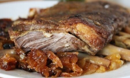 receita de costela na panela de pressão com cebola