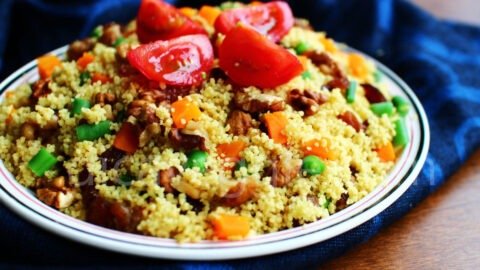 receita de cuscuz marroquino com legumes