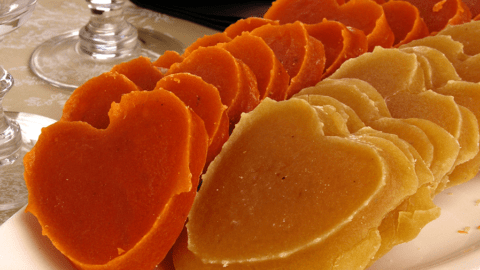 receita doce de abóbora em pedaços