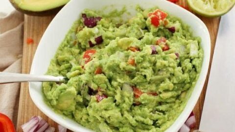receita guacamole sem cebola