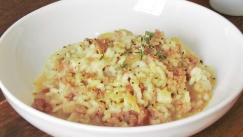 risoto de linguiça blumenau