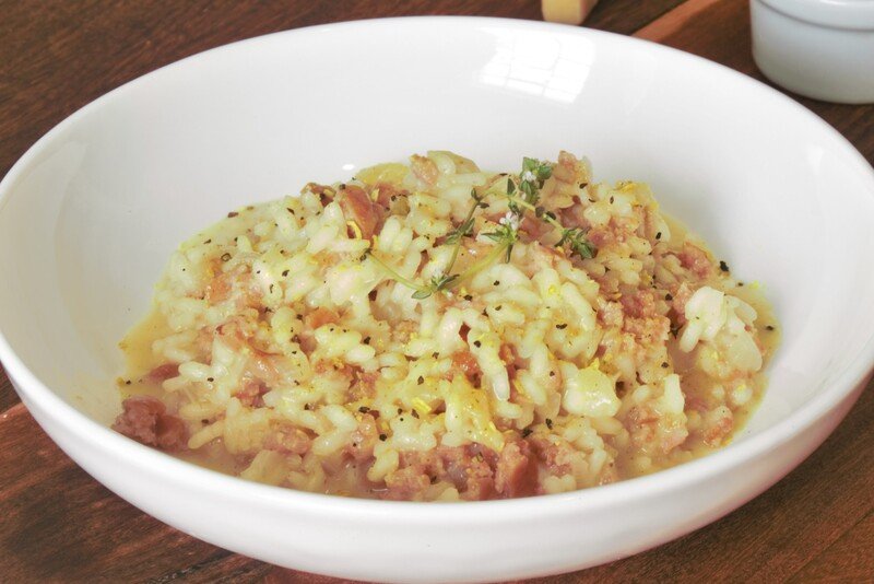Risoto de Linguiça Blumenau