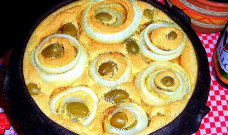 torta capixaba de repolho com queijo
