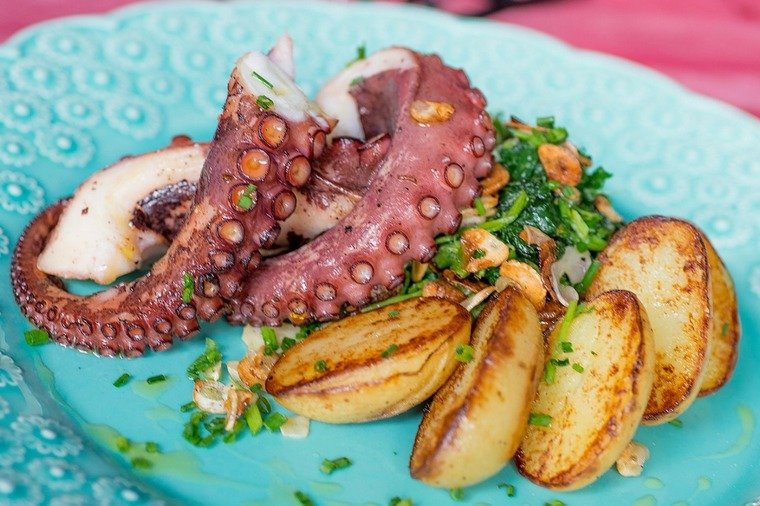 Polvo Cozido de Natal