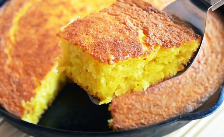 Bolo de Flocão de Milho Fácil e Rápido sem Farinha de Trigo 4.9 (60)