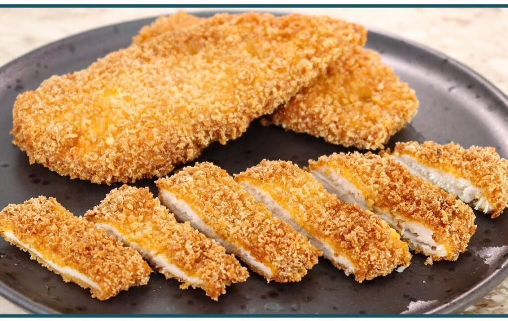 Frango Empanado com Farinha de Trigo e Ovo — Receita Crocante e Fácil