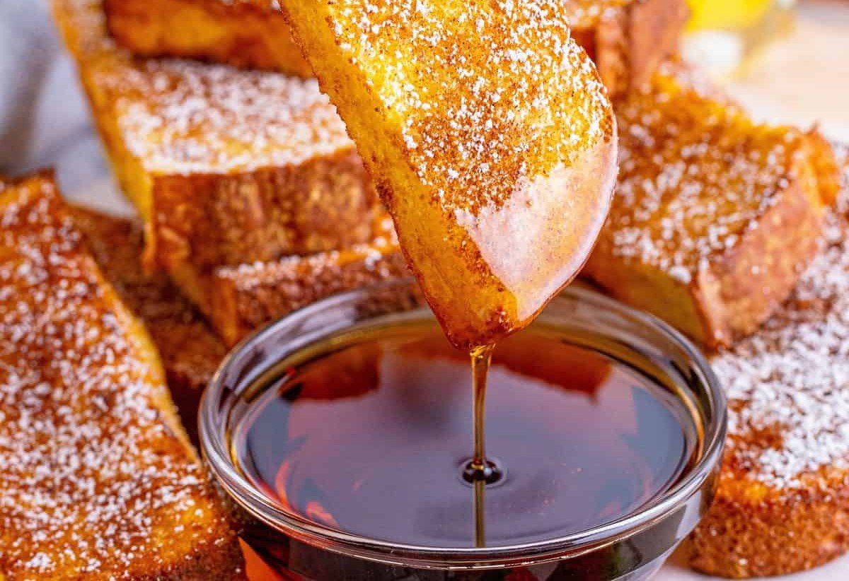 receita de rabanada com pão de forma na airfryer