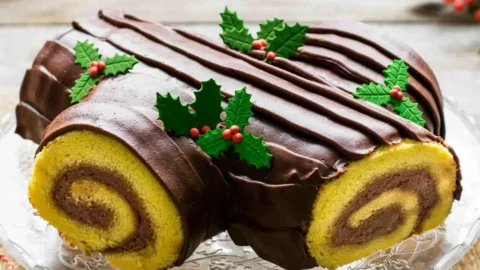 tronco de natal receita portuguesa