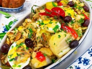 Bacalhoada de Natal Completa ao Forno com Legumes