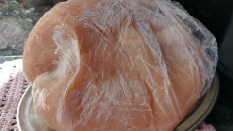 Como descongelar frango ou carne de forma segura e rápida.