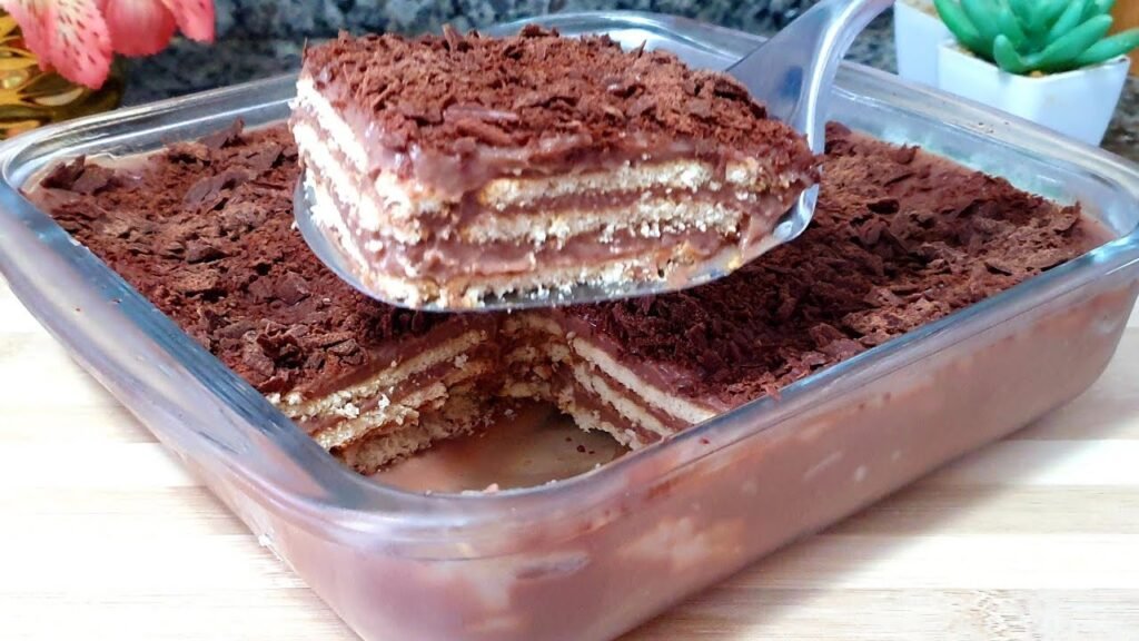 Pavê de Chocolate Cremoso de Natal Com Nescau