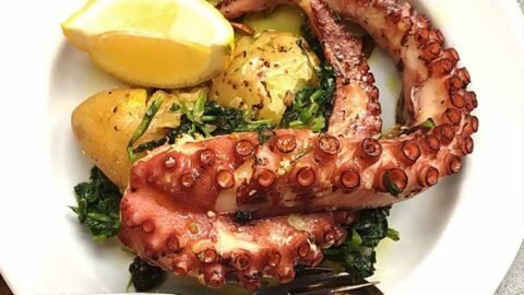 Polvo à Lagareiro Assado