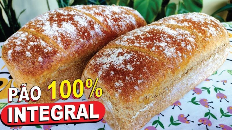 Receita de Pão Integral Caseiro Fácil e Saudável 4.8 (34)