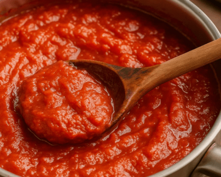 Molho de Tomate Caseiro Rápido – Sem Conservantes