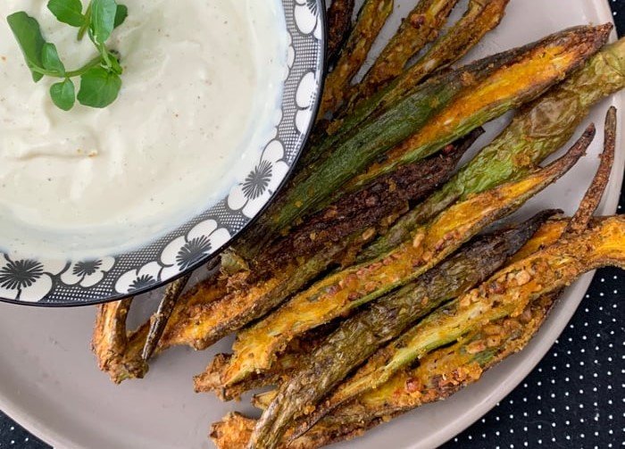 Quiabo com Calabresa Crocante na Airfryer Faça hoje Mesmo!