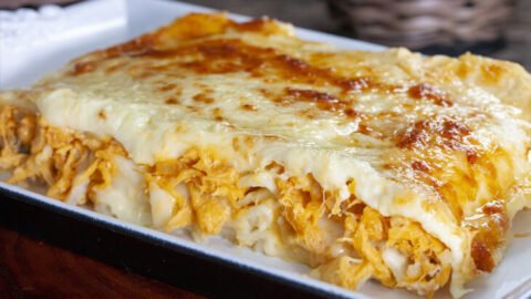 receita de escondidinho com frango desfiado