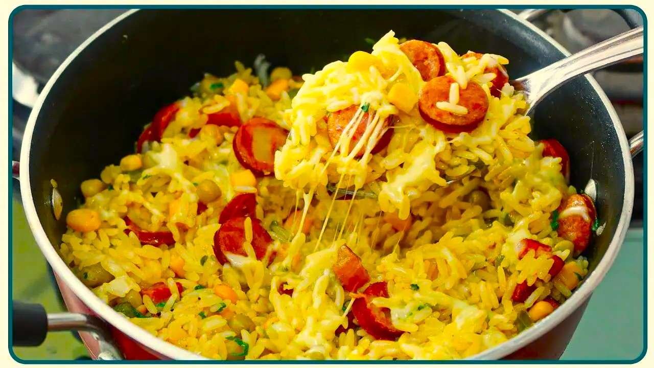 Arroz cremoso de uma panela só, receita simples e saborosa