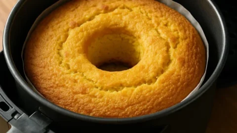 Bolo de Milho na Air Fryer
