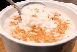 Canjica com Leite Condensado e Coco