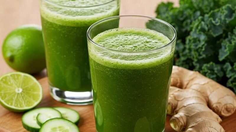 Drink Verde Detox Fit com Couve, Abacaxi e Hortelã Que Surpreende 4.9 (182)