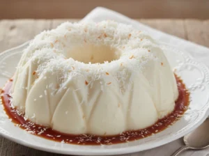 Pudim de Coco Fit com gelatina