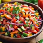 Receita de Salada de Pimenta e Cebola (Molho de Baiana)