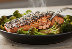 Salmão Teriyaki na Air Fryer que Derrete na Boca