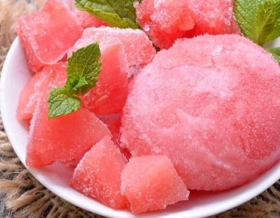 Sorbet de Melancia e Limão (Sem Açúcar) I ingrediente 4.8 (78)