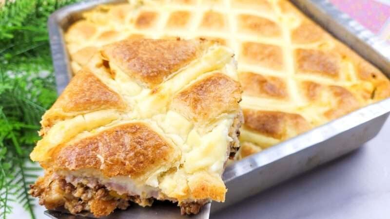 A Torta de Carne Moída mais fofinha do mundo: O segredo de liquidificador que resolve o seu jantar em minutos! 4.9 (128)