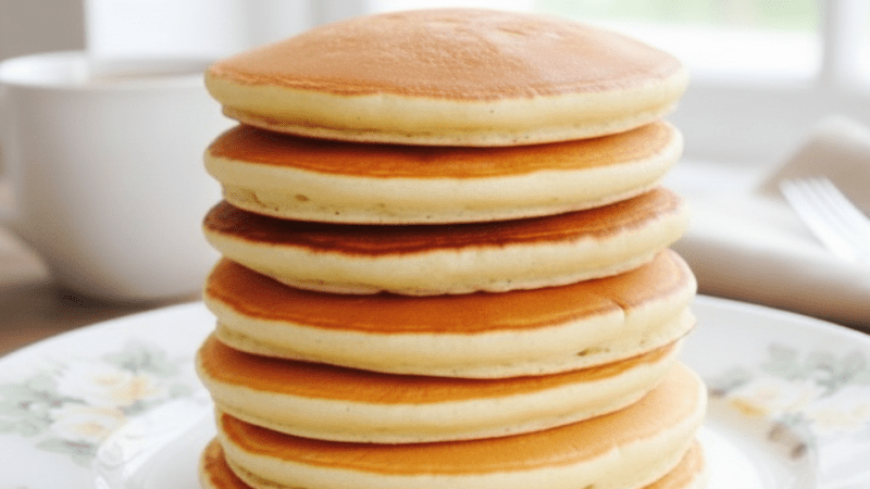 Panqueca Americana Perfeita: A Receita de 5 Minutos que Fica Alta e Fofinha 4.9 (156)