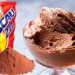 Mousse de Chocolate com Chocolate em Pó Cremosa, Rápida