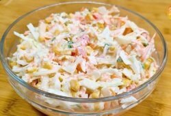 salada de repolho cremoso para emagrecer