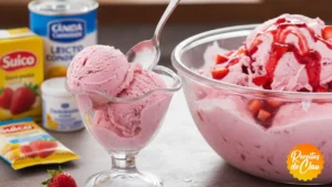 Sorvete de Massa Caseiro com apenas 3 Ingredientes (Rende 2 Litros)