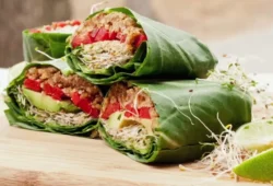 Wrap Fit de Couve A Receita Seca Barriga