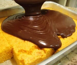 Bolo de Chocolate com Tablete